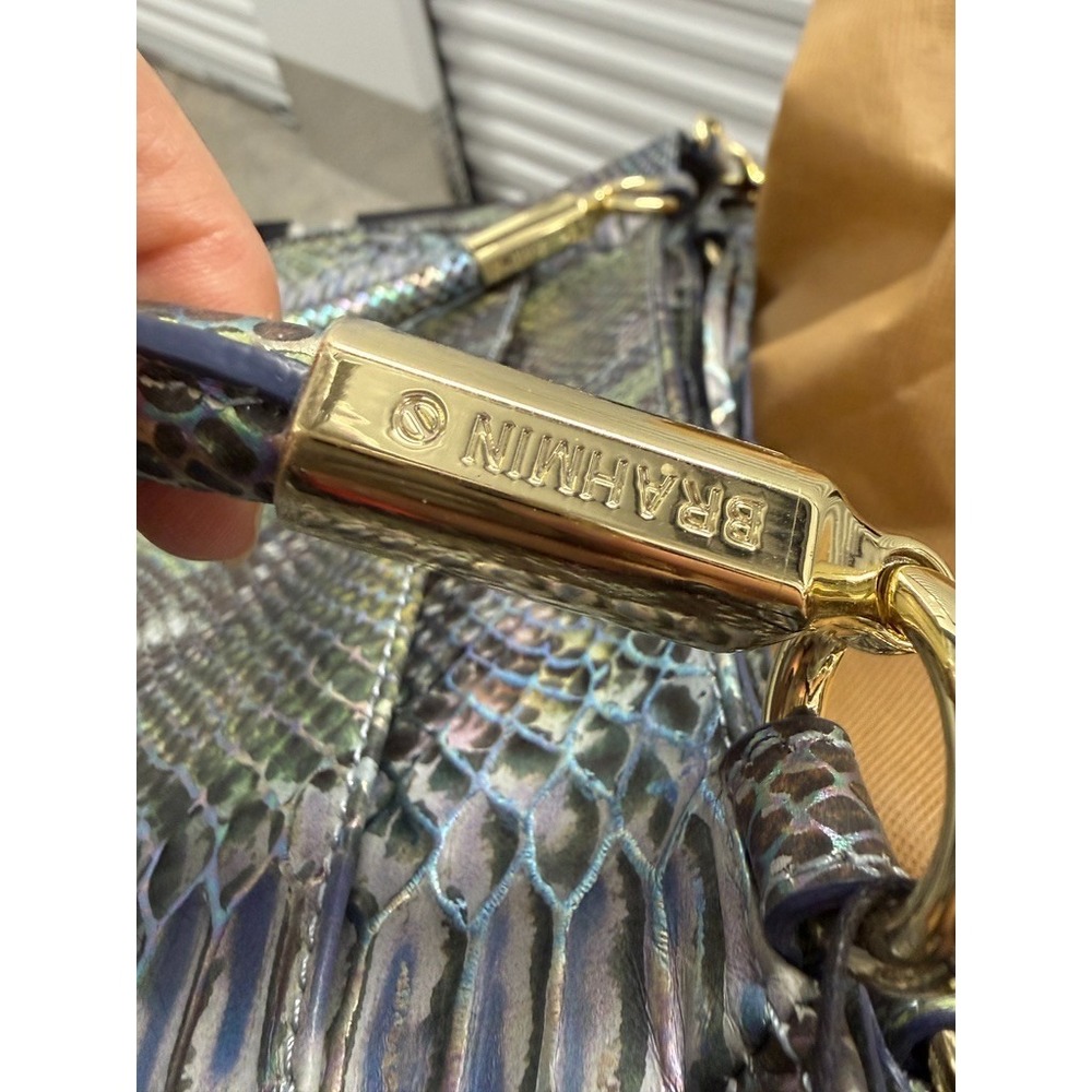 RARE New Brahmin Ruby MOONSTONE SEVILLE Satchel Shoulder Bag PURSE $395 NWTS - Picture 6 of 17